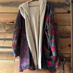 Natural Life Blanket Kimono